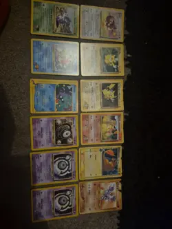 Pokemon TCG Vintage WOTC Card Bundle Pikachu Eevee Charmander Magikarp And More - Image 1