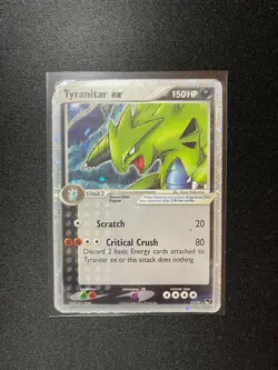 Tyranitar ex - 17/17 - Ultra Rare (Foil) POP Series 1 Promos Poor Pokemon Card - Image 1