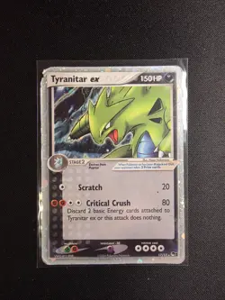 Tyranitar ex - 17/17 - Ultra Rare (Foil) POP Series 1 Promos Poor Pokemon Card - Image 2