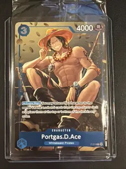 One Piece TCG - Portgas.D.Ace P-074 Promo Card One Piece Tin Set Vol. 2 *SEALED* - Image 1