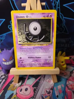 Pokemon Unown U Neo Discovery TCG Card 51/75 Regular WOTC - Image 1