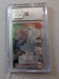 CGC Gem Mint 10 Fierce Battle 2005 Morinaga Dragon Ball Wafer Card Son Goku - Image 2