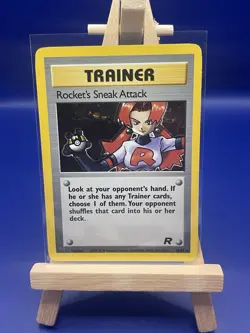 Pokemon Team Rocket TCG Rocket's Sneak Attack Holo Card 16/82 - MP - Image 1