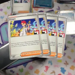 Playset of 4 Crispin 133/142 Play Stamp Prize Pack - NM Pokemon Card - Image 1