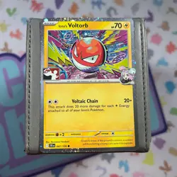 Iono's Voltorb 047/159 HOLO Play Stamp Prize Pack - NM Pokemon Card - Image 1