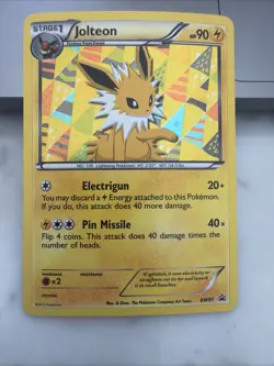 Jolteon BW91 Holo 2013 Black Star Promos Black & White Pokemon Card - Image 1