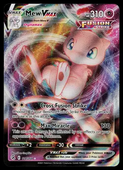 Pokemon Card - Mew VMAX Fusion Strike 114/264 Ultra Rare - Image 1