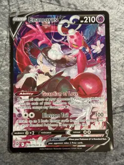 Pokemon TCG - Enamorus V TG18/TG30 - Lost Original Trainer Gallery LP Card - Image 1