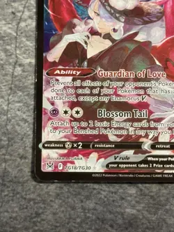 Pokemon TCG - Enamorus V TG18/TG30 - Lost Original Trainer Gallery LP Card - Image 4