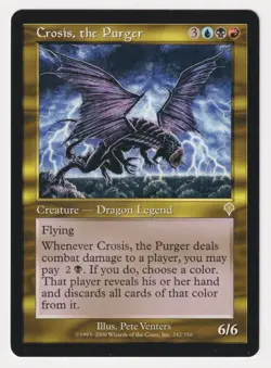 Signed Crosis, the Purger Proof LP Invasion Artist Pete Venters MTG Magic AP! - Image 1