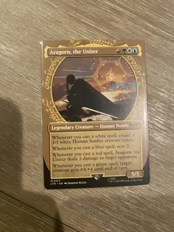 🔮 MTG: Aragorn, the Uniter (Showcase) 317 Universes Beyond: lotr - Image 1