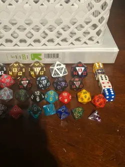 36 Magic The Gathering MTG Including some 20 sided dice and More See Photos! - Image 3
