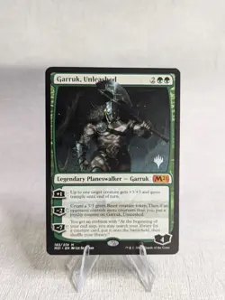 GARRUK, UNLEASHED - M21 - MTG - NM - Magic the Gathering - Stamped - - Image 1