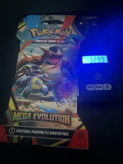 (VERY HEAVY) 32.99g Pokemon TCG Mega Evolution Sleeved Booster Pack (SEALED)✅ - Image 1