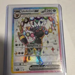 Pokemon Umbreon ex SVP176 Sv: Scarlet & Violet Promo Full Art Holo 280HP Tera EX - Image 1