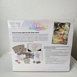 Pokemon Prismatic Evolutions Elite Trainer Box Eevee Booster Promo English 2025 - Image 2