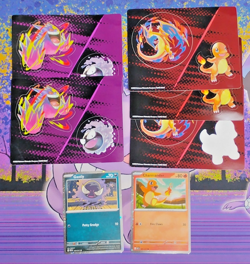 Pokemon Ascended Heroes Sticker Collection Promos Only 020 Charmander 123 Gastly - Image 1