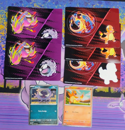 Pokemon Ascended Heroes Sticker Collection Promos Only 020 Charmander 123 Gastly - Image 4