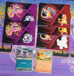 Pokemon Ascended Heroes Sticker Collection Promos Only 020 Charmander 123 Gastly - Image 5