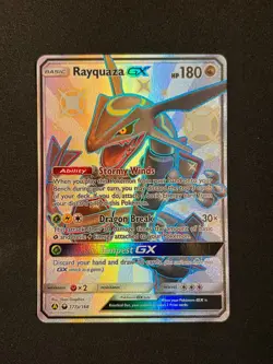 2018 POKEMON SUN & MOON CELESTIAL STORM #177A/168 RAYQUAZA PROMOS NM - Image 1