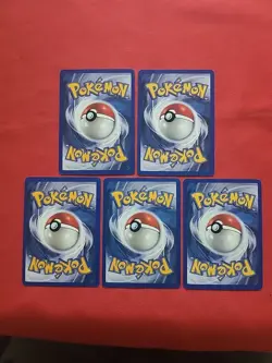Pokemon: Wooper #82/111 & Quagsire #45/111 Neo Genesis 2000 Vintage - NM/LP -L78 - Image 2