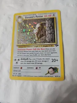GIOVANNI'S PERSIAN 2000 POKEMON GYM CHALLENGE HOLO RARE 81/132 - Image 1
