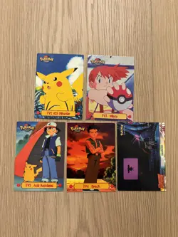 Pokemon Topps TV Animation Bundle Including Holo Rare Misty - Image 1