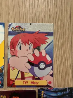 Pokemon Topps TV Animation Bundle Including Holo Rare Misty - Image 3