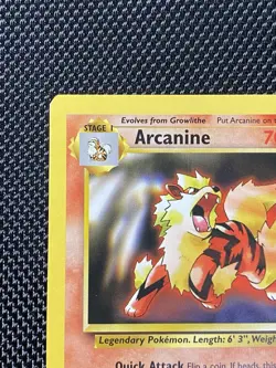 Arcanine 6 Black Star Promo WOTC 1999 Pokemon - Ungraded LP/NM - Image 2