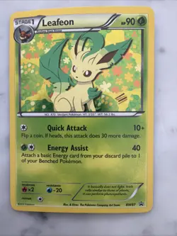 Leafeon BW87 2013 Black & White Black Star Promo Pokemon TCG - Image 1