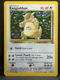 Pokemon TCG Kangaskhan Jungle 5/64 Holo Unlimited Holo Rare MP - Image 1