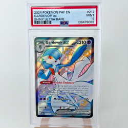 2024 POKEMON PAF EN PALDEAN FATES 217 GARDEVOIR EX SHINY ULTRA RARE PSA 9 - Image 1
