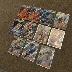 Pokemon Full Art Trainer Bundle Phantasmal Flames Prismatic Evolutions And More - Image 1