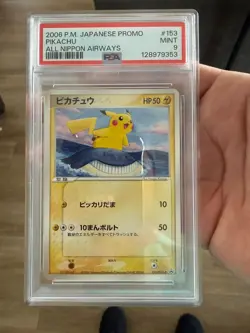 2006 Pokemon Japanese Promo Pikachu All Nippon Airways - Image 1