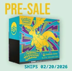 Ascended Heroes Pokemon Center Elite Trainer Box (ETB) - PRESALE CONFIRMED - Image 1