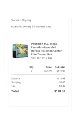 Ascended Heroes Pokemon Center Elite Trainer Box (ETB) - PRESALE CONFIRMED - Image 3