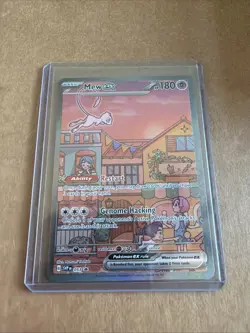 Mew ex SVP 053 Pokemon TCG Scarlet Violet 151 Black Star Promo Full Art | NM - Image 1