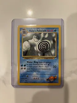Pokemon TCG Misty's Poliwrath Gym Heroes 31/132 Unlimited Rare NM - Image 1