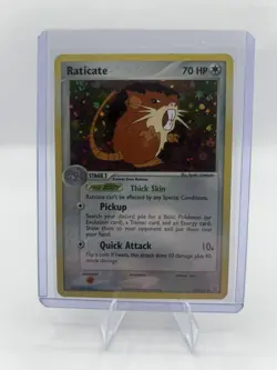 Pokemon EX FireRed & LeafGreen Raticate 48/112 Reverse Holo LP - Image 1