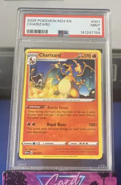 2025 POKEMON M24 EN-MCDONALD'S COLLECTION #001 Charizard PSA 9 MINT - Image 1