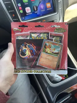 Pokemon Ascended Heroes Tech Sticker Collection Charmander New Sealed IN-HAND - Image 1