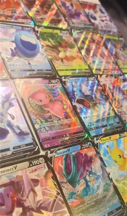 100 POKEMON Card TCG Lot w/2 Ultra Rares (VMAX, VSTAR, EX, V ) + 20 HOLOS! MINT! - Image 3