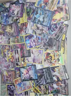 BULK LOT 1000 POKEMON TCG CARDS- GUARANTEED V’s, EX & Full Arts (Near Mint) - Image 1