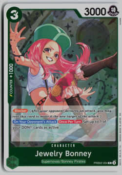 x3 One Piece - Jewelry Bonney - PRB02-004 -Rare (R) - NM - Image 1
