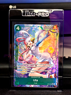One Piece Uta OP13-023 SR Alternate Art Carrying On His Will English - Image 1
