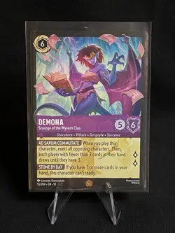 Disney Lorcana Whispers In The Well - Demona Scourge of the Wyvern Clan 55/204 - Image 1