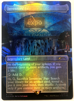 MTG Inventors' Fair RAINBOW FOIL Secret Lair X Marvel 1735 NM - Image 1