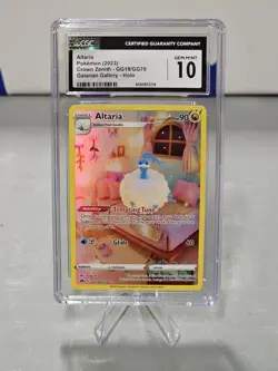 CGC 10 GEM MINT Pokemon Altaria GG19/GG70 Crown Zenith Galarian Gallery - Image 1