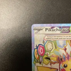 Pokemon Pikachu TCG Surging Sparks EX Full Art Ultra Rare Card 219/191 - Image 3