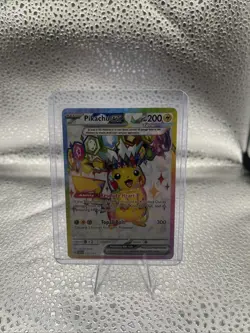 Pokemon Pikachu TCG Surging Sparks EX 219/191 Ultra Rare Card NM Condition - Image 1